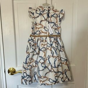 Janie and Jack Chain Print Dress